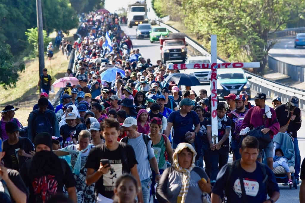 La Jornada Caravana Viacrucis Migrante llega a Villa Comaltitl n