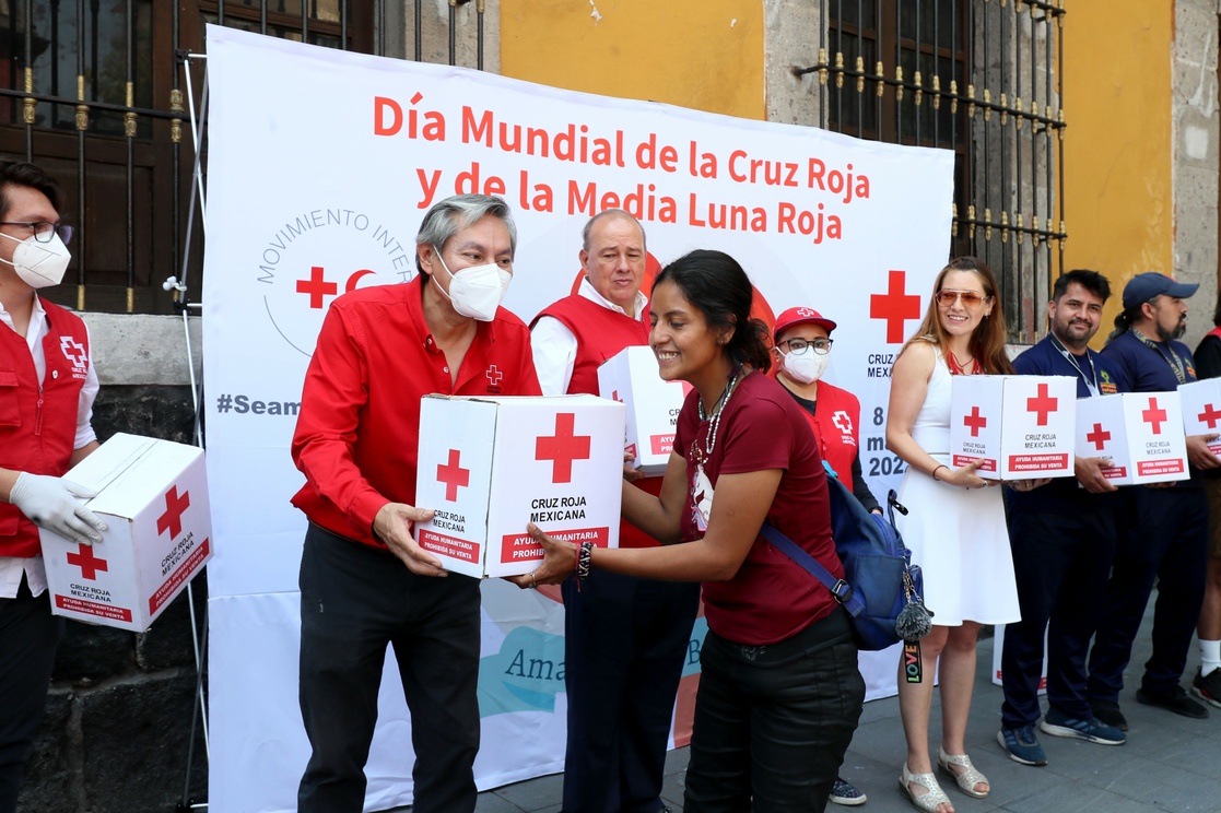 La Jornada - Celebran el Día Mundial de la Cruz Roja y la Media Luna Roja