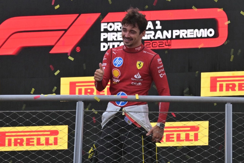 Charles Leclerc wins Italian GP; ‘Checo’ finished in eighth place