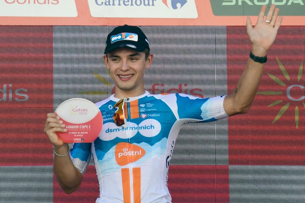 Czech Pavel Bittner wins the fifth stage of the Vuelta a España