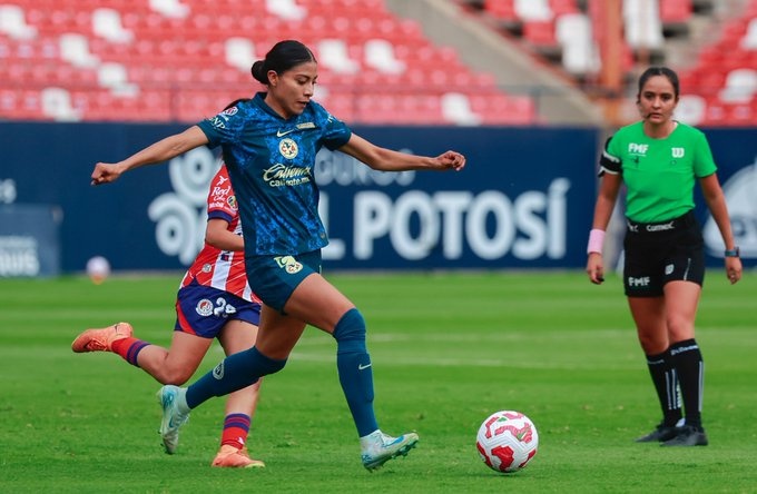 With a double from Priscila da Silva, América beats San Luis 6-0