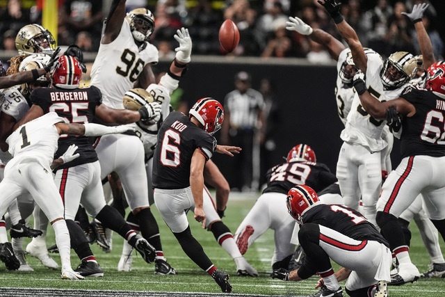 With Koo’s 58-yard field goal, the Falcons beat the Saints 26-24