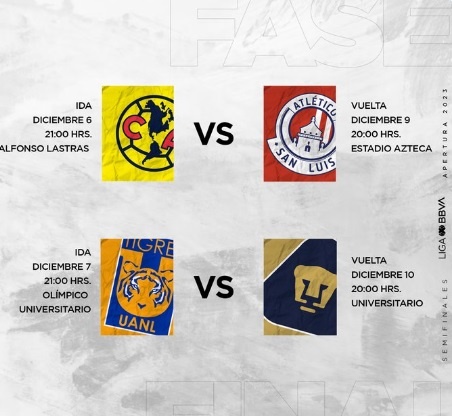 La Jornada - Define Liga Mx Horarios Y Fechas Para Las Semifinales