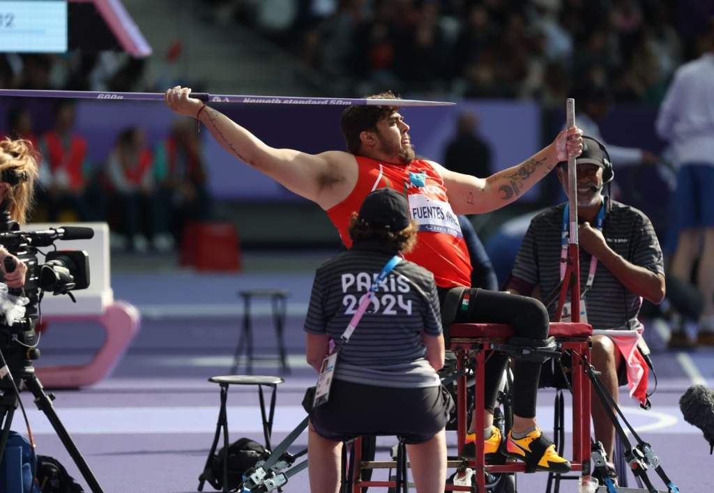 Edgar Fuentes wins silver in javelin throw at Paris 2024