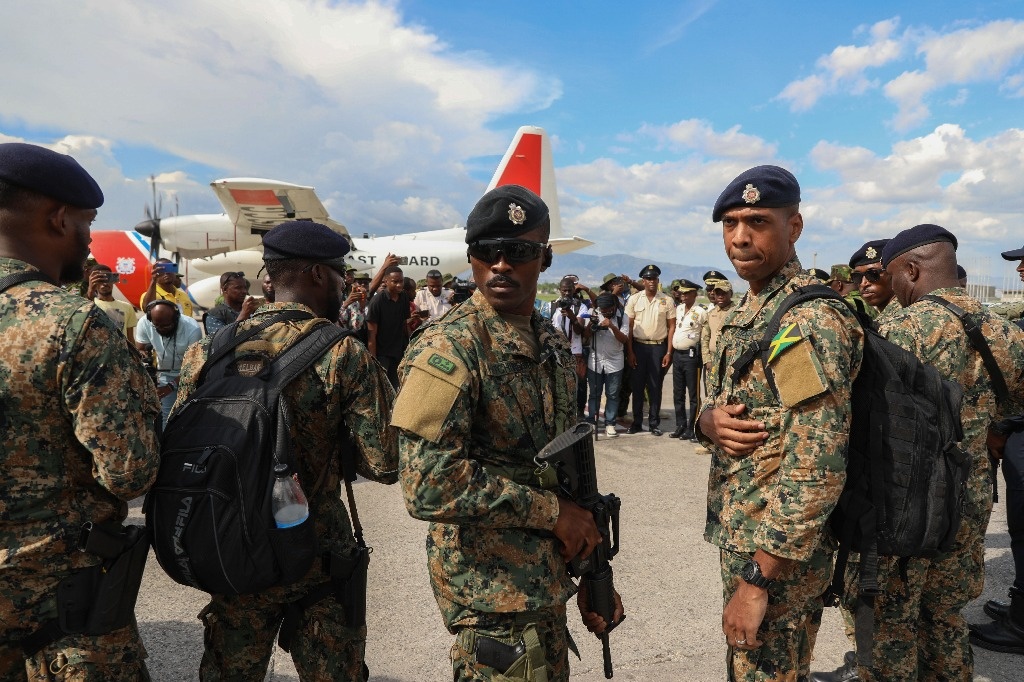 Troops from Jamaica and Belize join international mission in Haiti