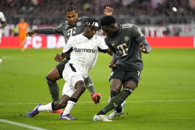 Bayern Munich dominates, but cannot beat champion Leverkusen