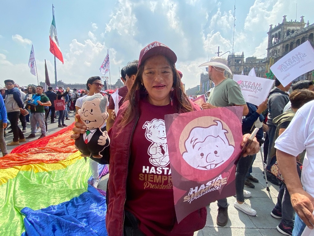 Popular support supports AMLO in his latest Government Report