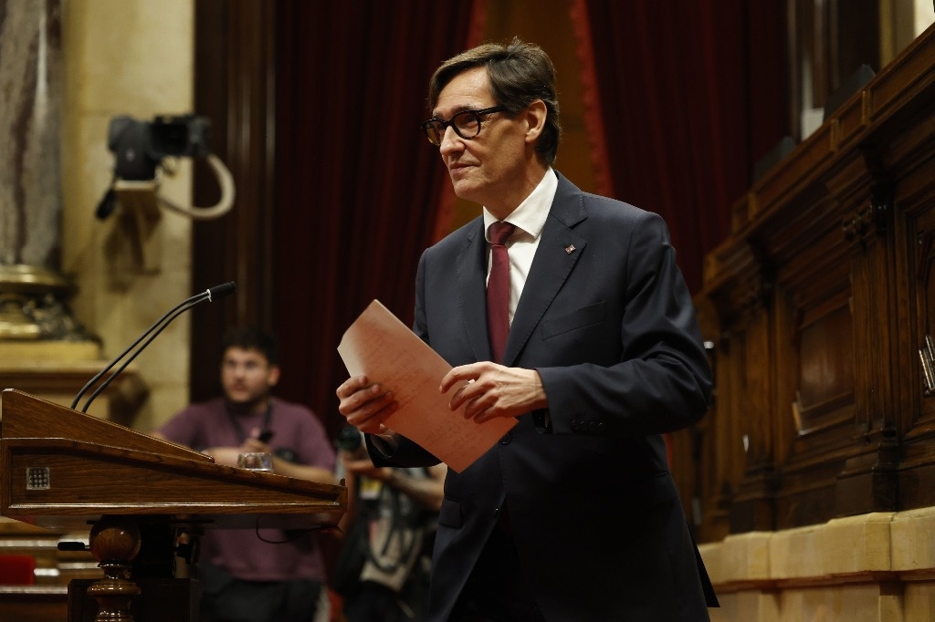 Socialist Illa appointed president of Catalonia; Puidgemont remains missing