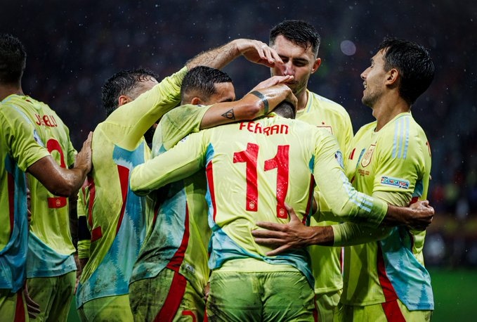 Spain beat Switzerland 4-1 in UEFA Nations League