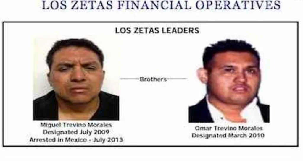 The US accuses two ‘Zetas’ of leading the Northeast cartel from prison