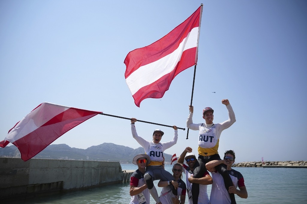 Austria wins gold medal in mixed sailing