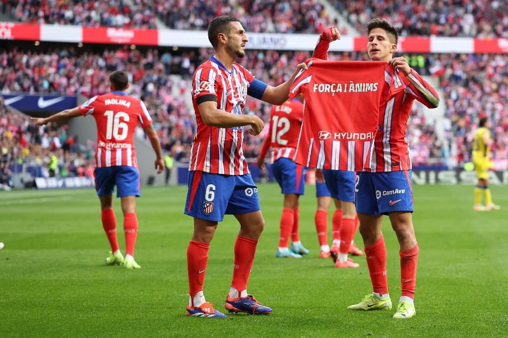 Giuliano Simeone scores in Atlético’s victory