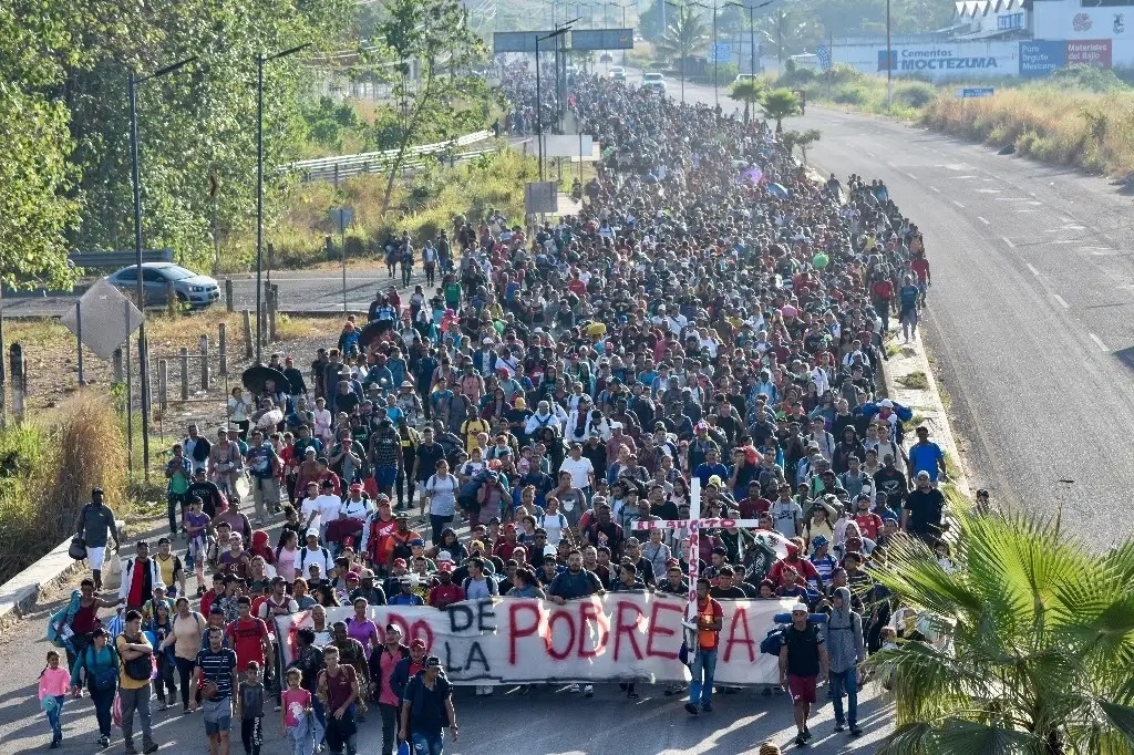 La Jornada Guatemala retiene caravana migrante que sali de