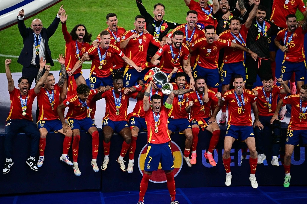 Spain, the largest winner of the Euro Cup