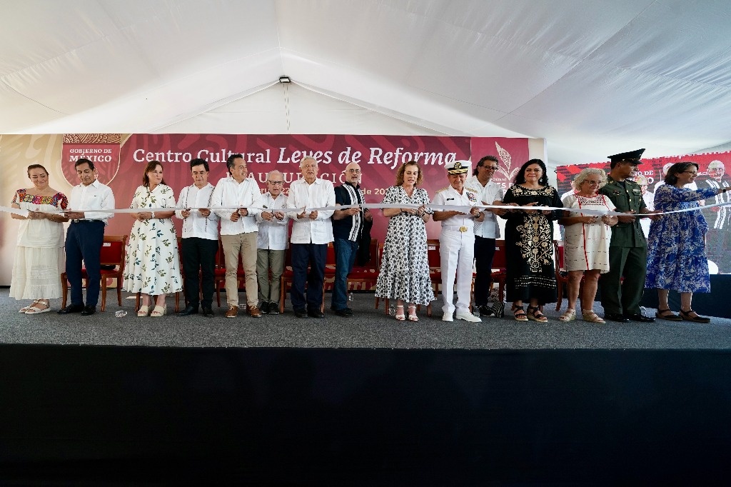 The Leyes de Reforma Cultural Center opened yesterday in Veracruz