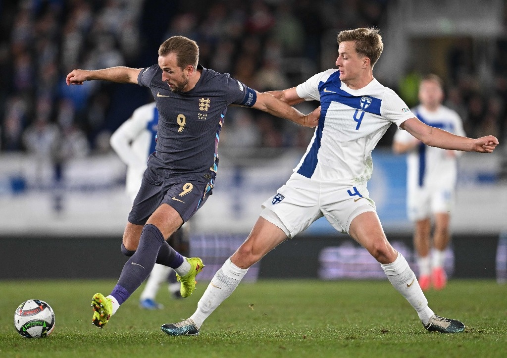 England corrects course by beating Finland 3-1 in the Nations League