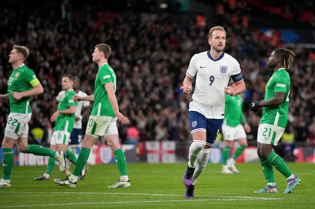 England thrashes Ireland 5-0 and returns to the elite of the Nations League