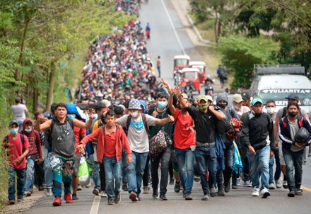 La Jornada Inminente llegada de 9 mil migrantes a la frontera sur