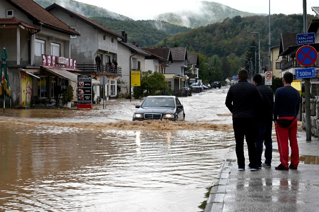 Heavy rains cause flooding in Bosnia; 16 dead