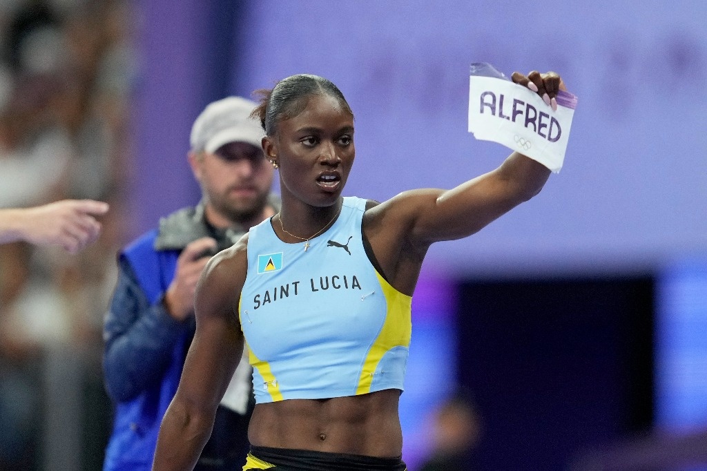 Saint Lucia’s Julien Alfred surprises by winning 100m gold