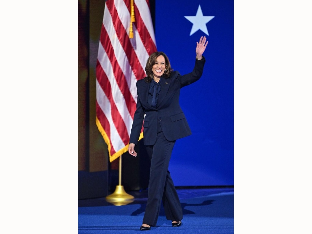 Kamala, the Democratic candidate