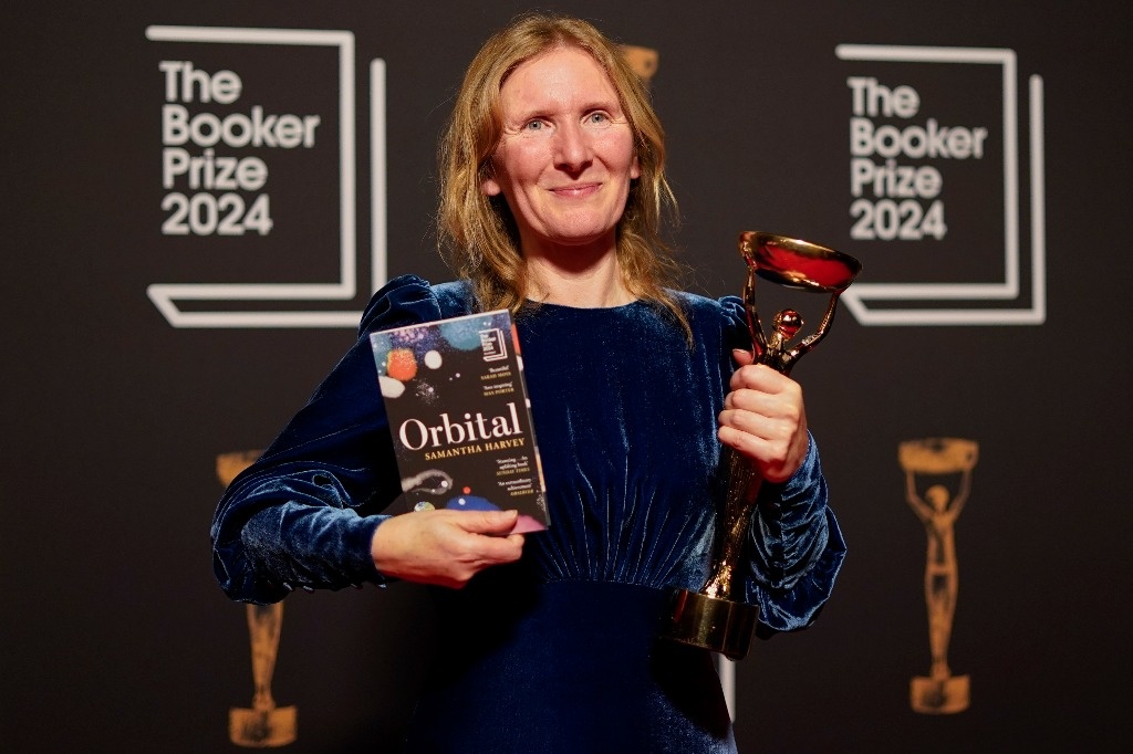 British Samantha Harvey wins the Booker Prize for fiction