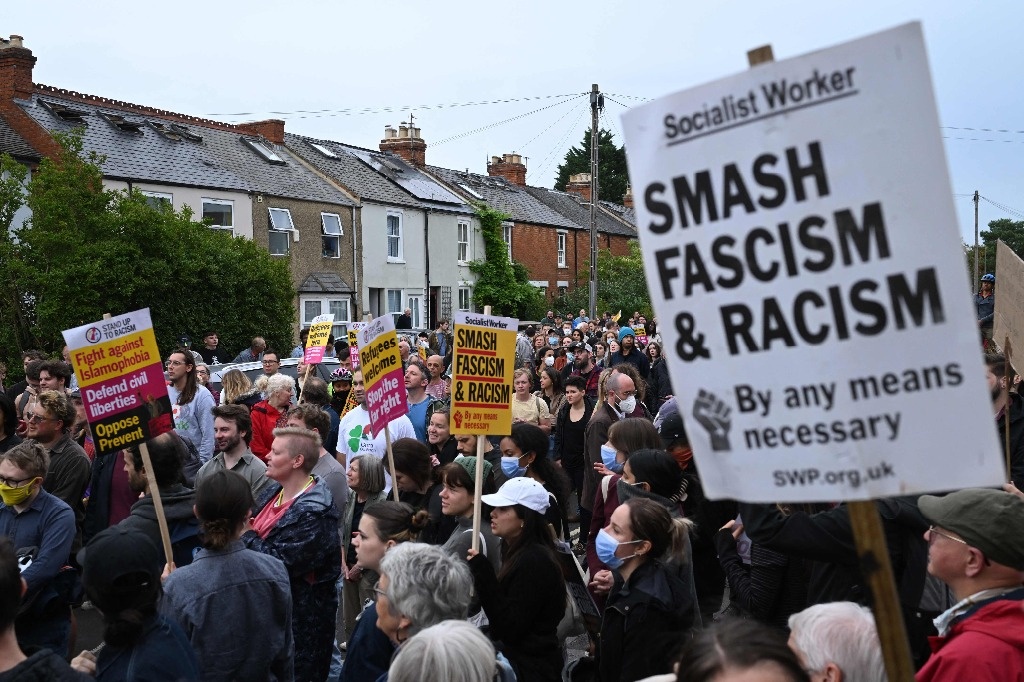 Thousands march against racism in UK cities