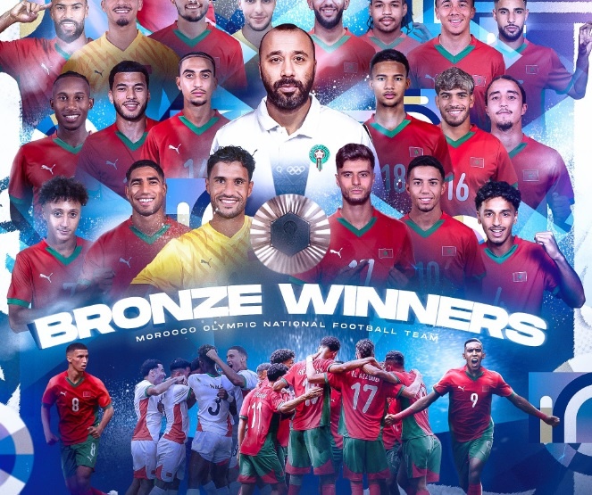 Morocco wins bronze medal in men’s soccer