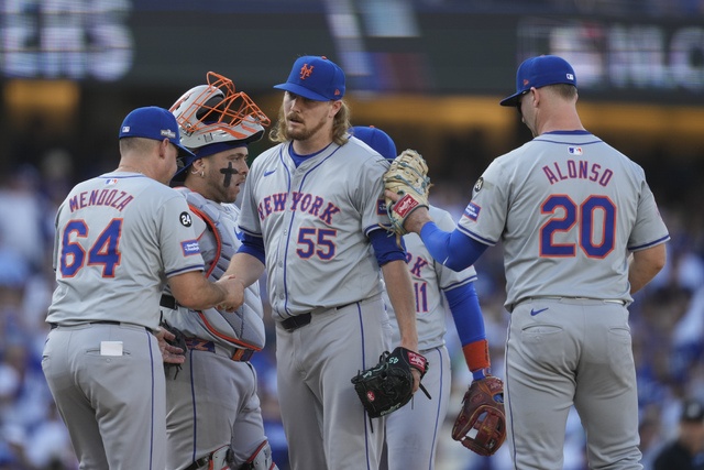 Mets beat Dodgers and tie the Championship Series