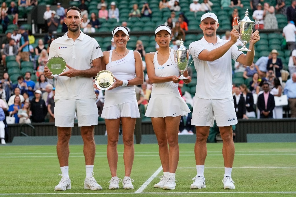 Mexicans Olmos and Gonzalez lose the Wimbledon blended doubles ultimate