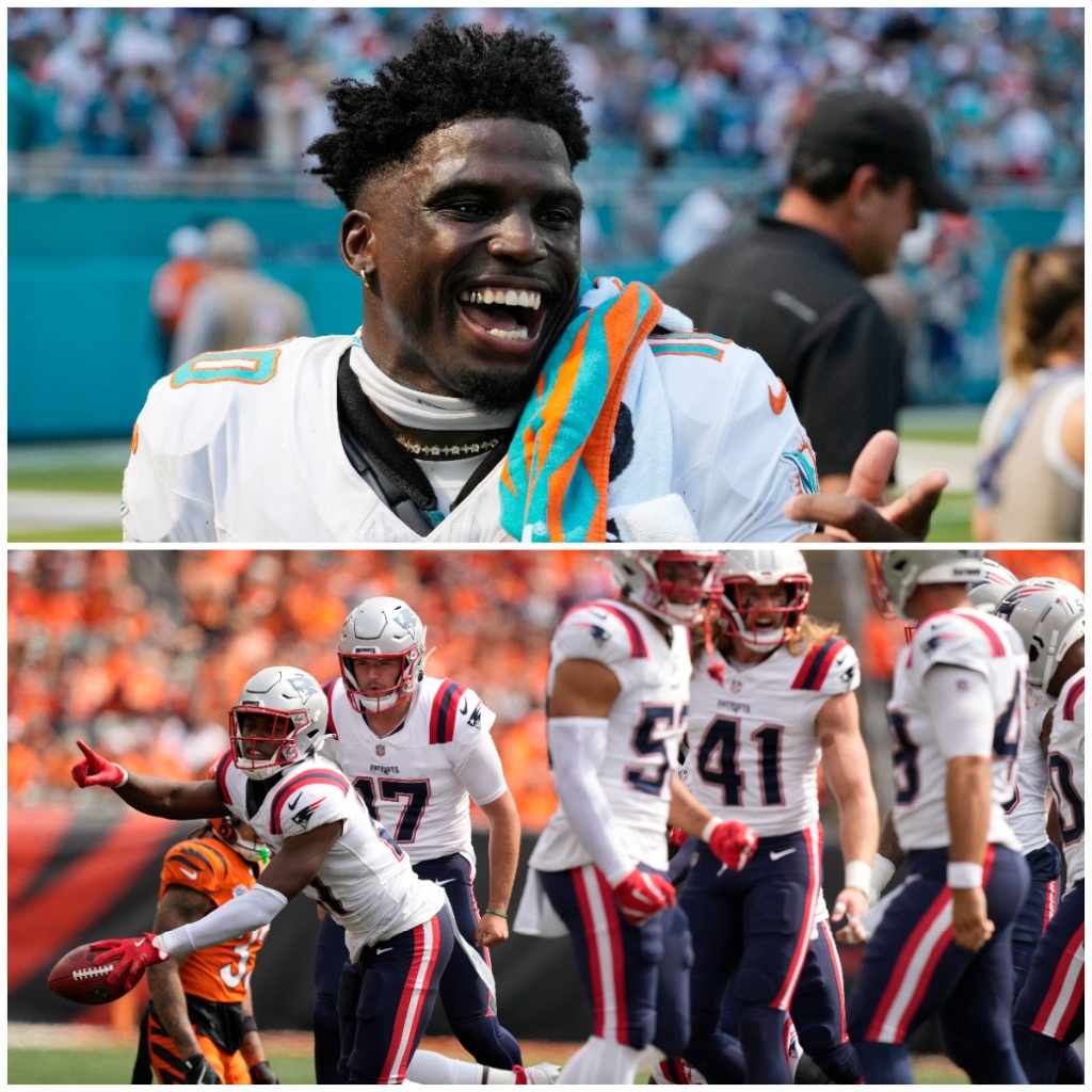 Miami triumphs with Tyreek Hill; Patriots forget Bill Belichick