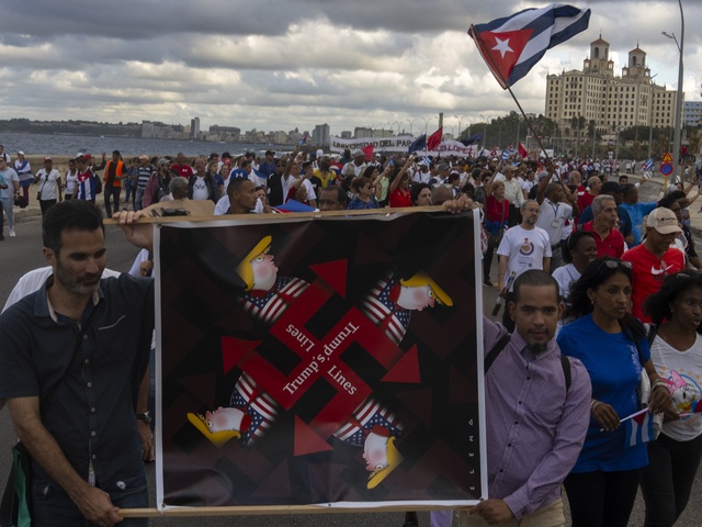 La Jornada Marchan Miles En La Habana Contra Bloqueo Estadunidense A Cuba