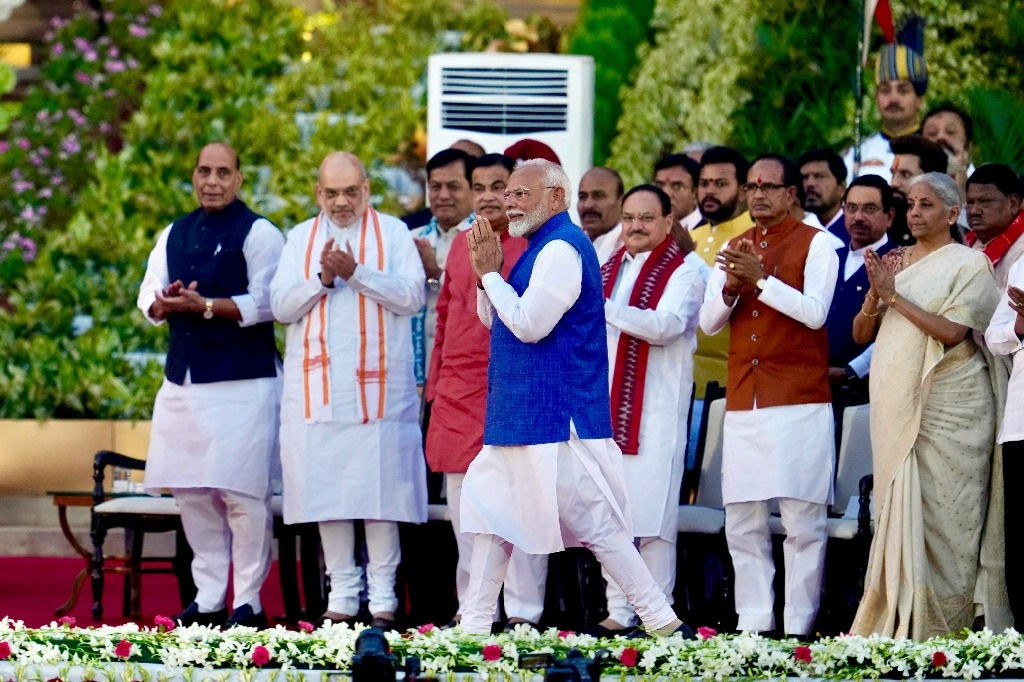 Modi sworn in for third time period as India’s prime minister
