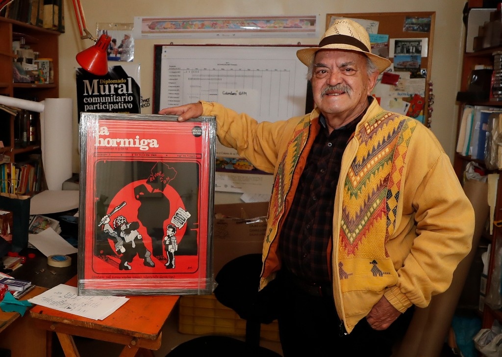 Checo Valdez, promoter of the community mural, died