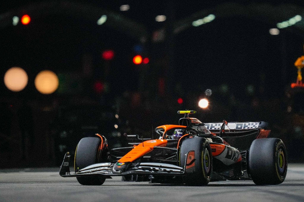 Norris (McLaren) wins the Singapore GP; Checo, tenth