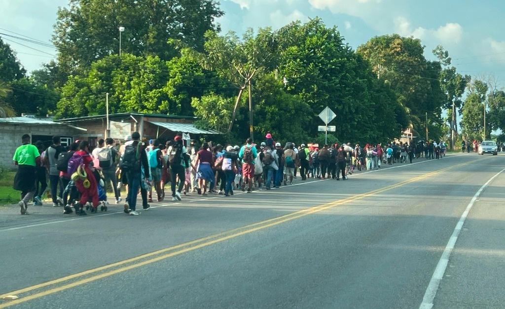 La Jornada Nueva caravana migrante parte desde Suchiate Chiapas