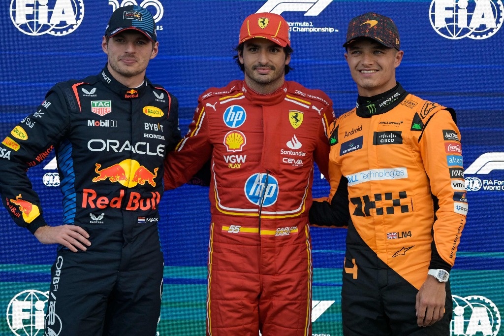 Carlos Sainz snatches pole position for the Mexican GP and Verstappen will be second