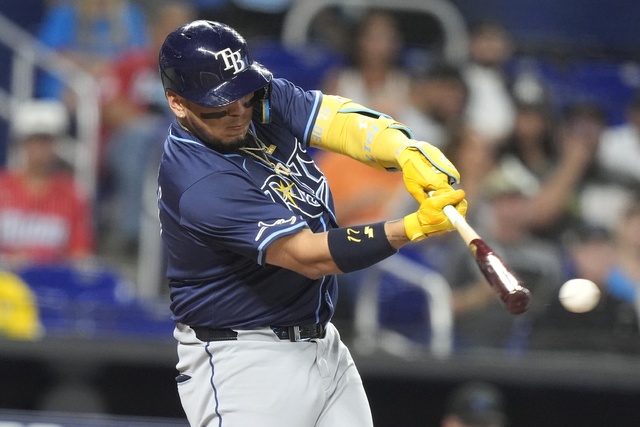 Paredes drives in three runs in Rays’ victory over Miami