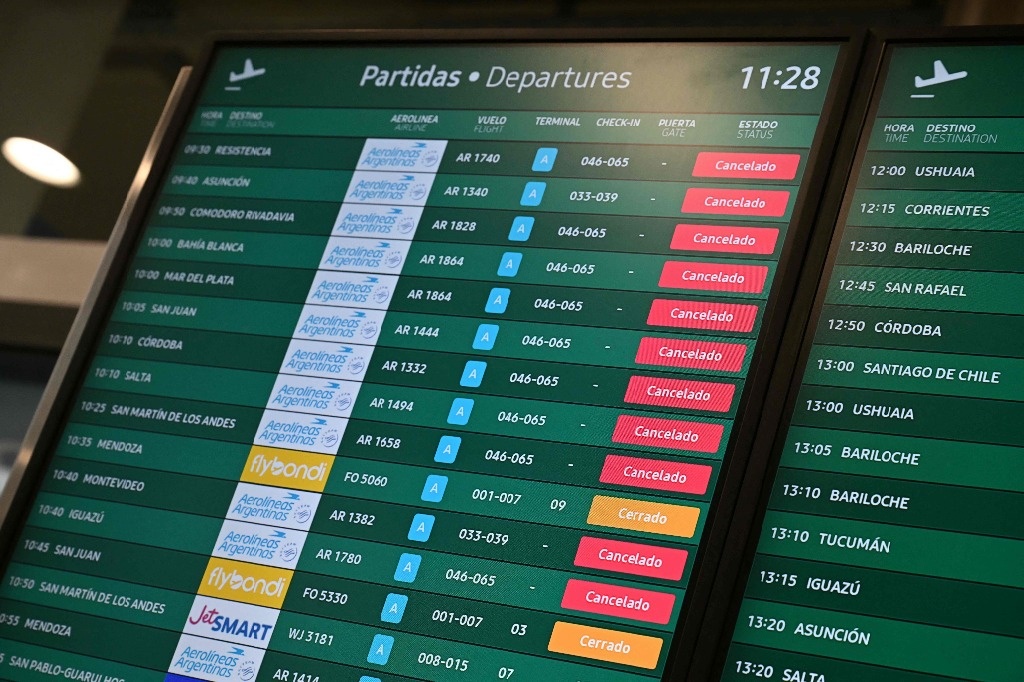 Aeronautical strike affects 150 flights and 15 thousand passengers in Argentina