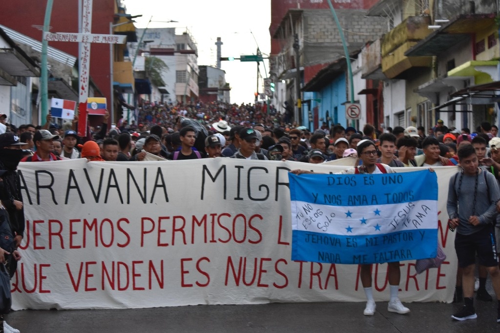 La Jornada Parte desde Tapachula nueva caravana de migrantes