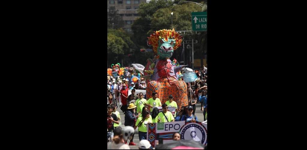 About 200 fantastic creatures participate in the Alebrijes Parade