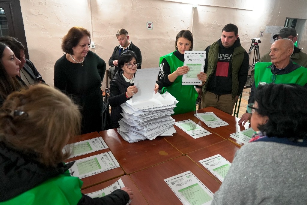 Georgia ruling party wins legislative elections