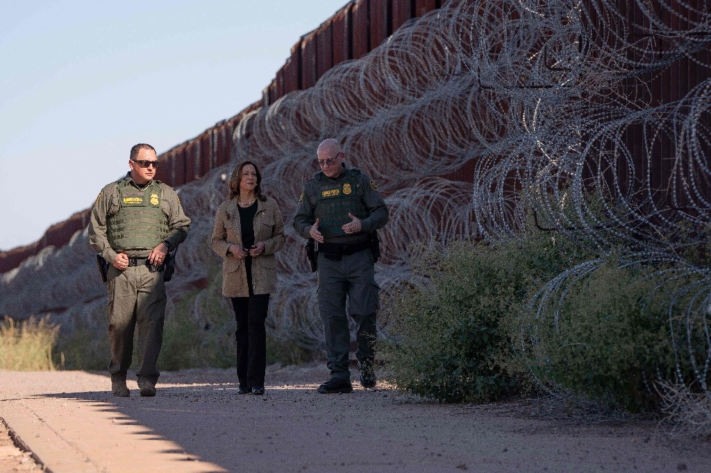 Harris promises to tighten border measures against drug trafficking and migration