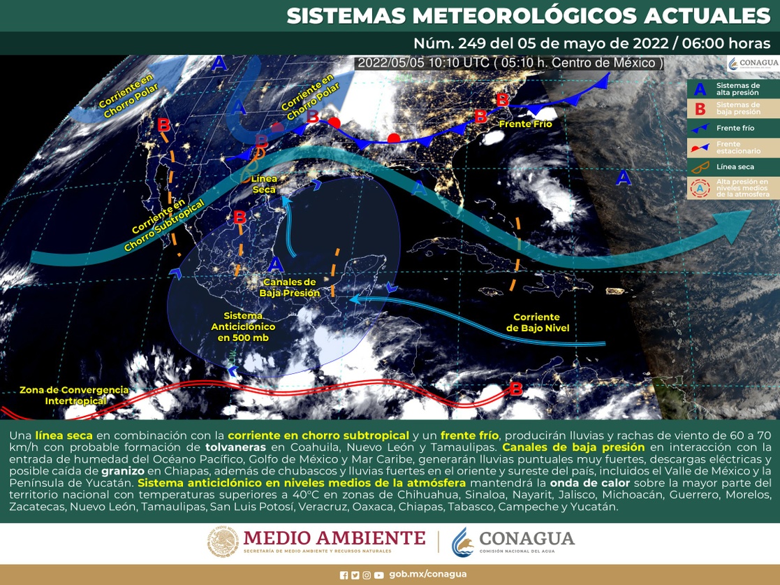 La Jornada - Pronostican Lluvias En Varios Estados Del País