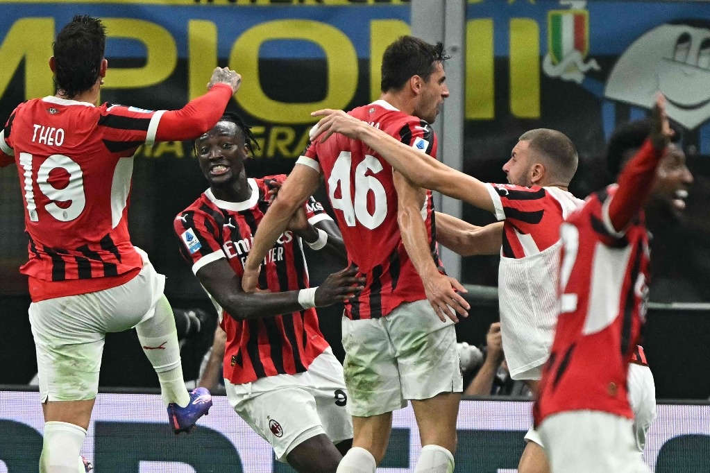 Pulisic scores as AC Milan beat Inter