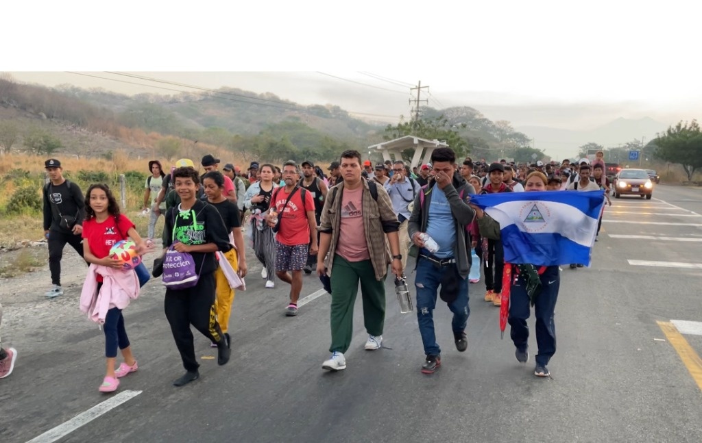 La Jornada Reanuda caminata caravana migrante xodo de la pobreza