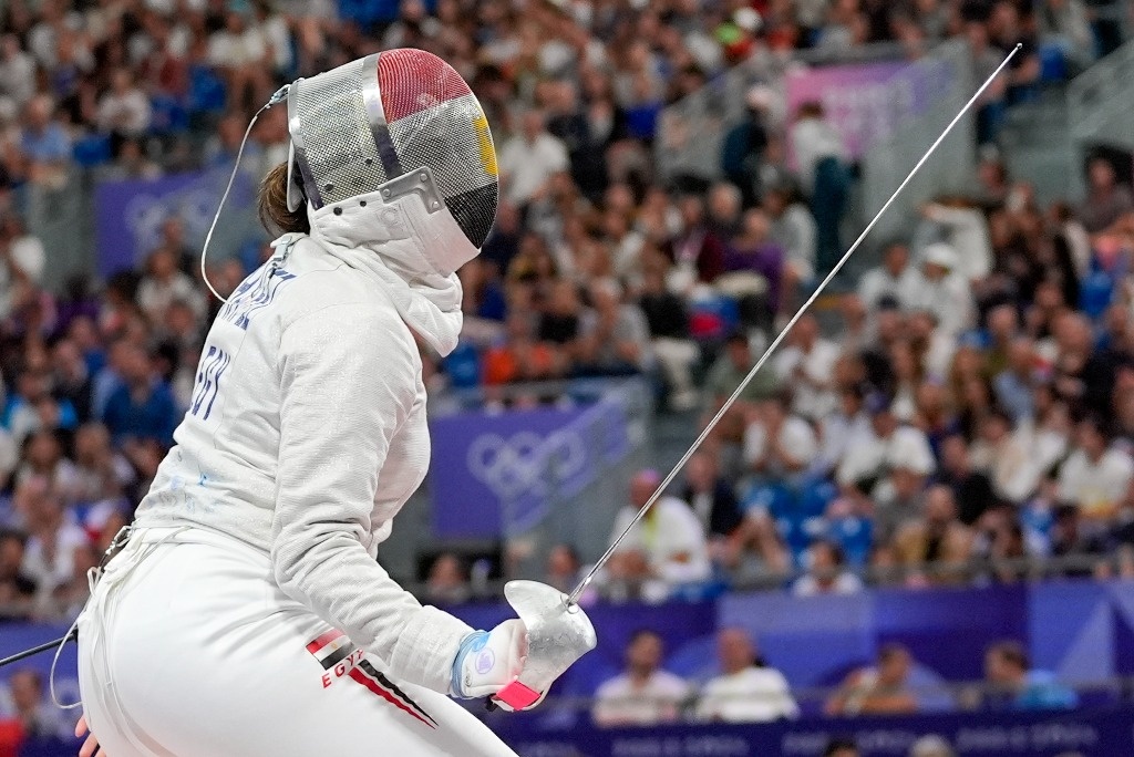 Egyptian fencer reveals she competed while pregnant at Paris 2024