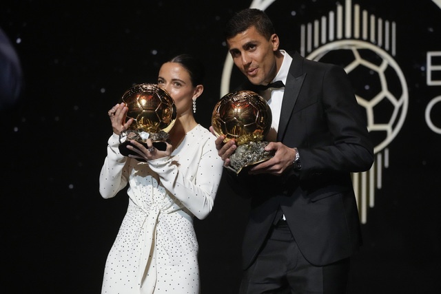 Rodri and Aitana Bonmatí are awarded the Ballon d’Or