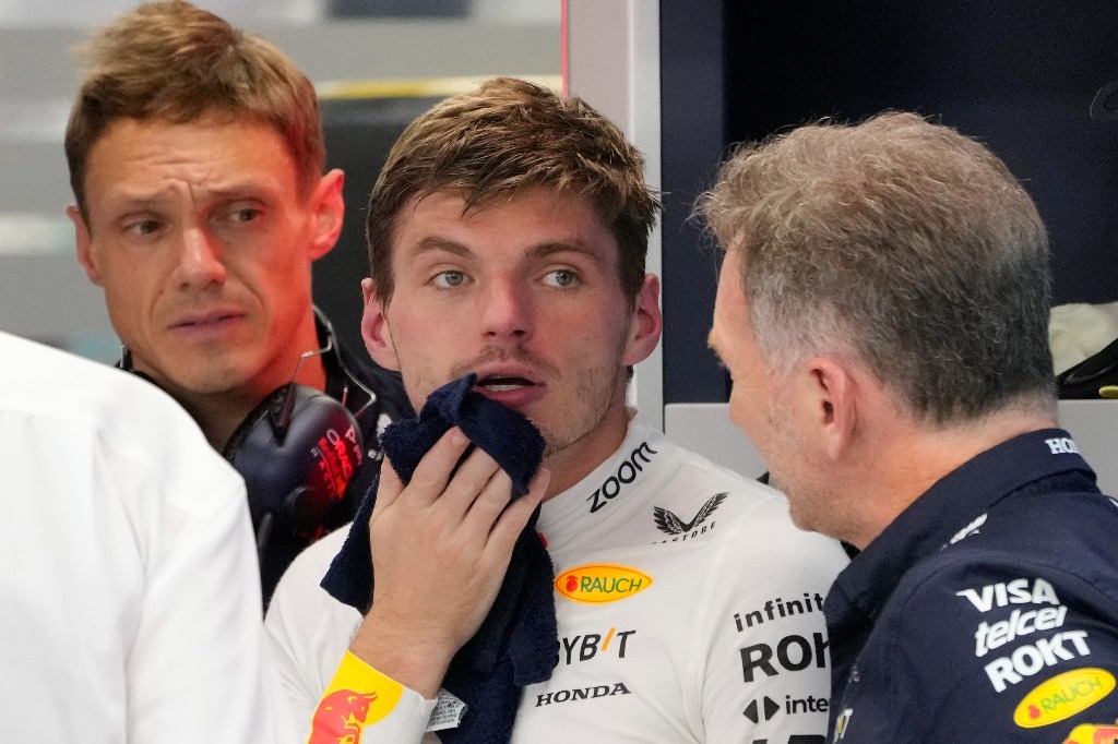 Verstappen sanctioned for using inappropriate language at press conference