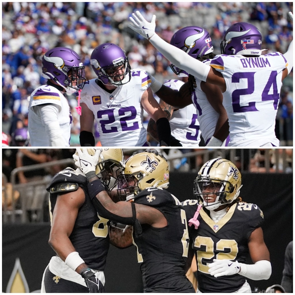 Saints and Vikings look powerful in their NFL debut